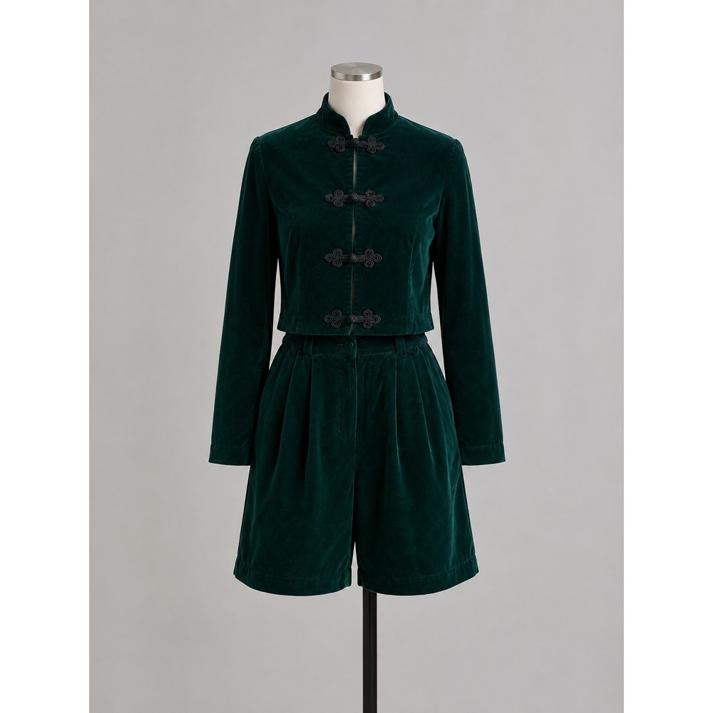 Renaissance Faire Cosplay Fantasy Costume Larp Velvet Short Suit Festival Wizard